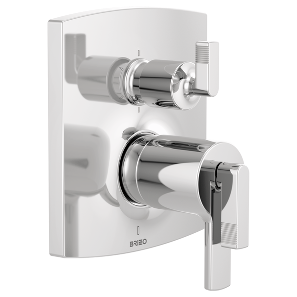 Brizo T75606 PC trim shown with HL7506 handles; handles and rough-in sold separately