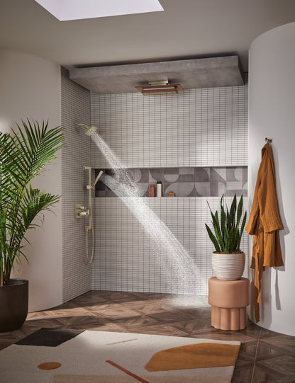 Brizo T75622 PN installed setting; handles, rough-in and other fixtures sold separately