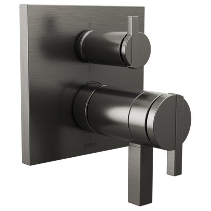 Brizo T75622 SL trim shown with HW7522 handles; handles and rough-in sold separately