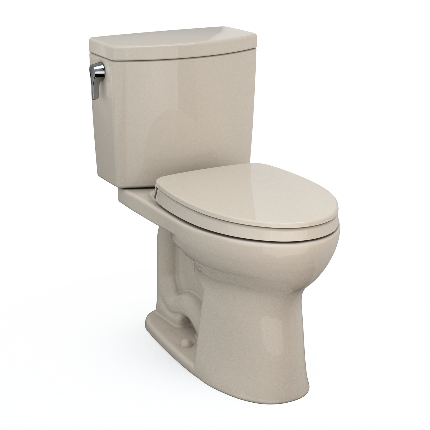 TOTO Drake II 1G Two-Piece Toilet 1.0 GPF Universal Height Washlet+ Connection