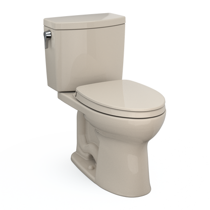 TOTO Drake II 1G Two-Piece Toilet 1.0 GPF Universal Height Washlet+ Connection
