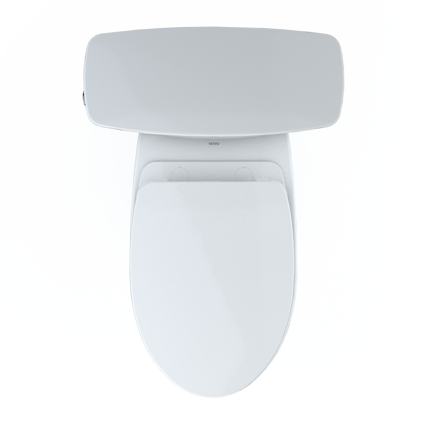 TOTO Drake Transitional Two-Piece Elongated Toilet 1.28 GPF Universal Height Washlet+ Connection
