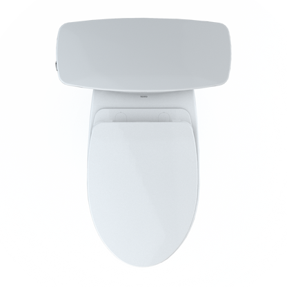 TOTO Drake Transitional Two-Piece Elongated Toilet 1.28 GPF Universal Height Washlet+ Connection