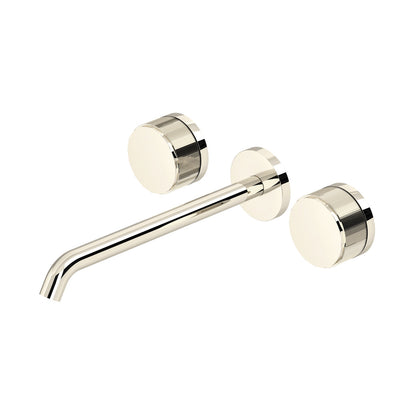 Rohl Amahle Wall Mount Tub Filler Trim With C-Spout, Disc Handles - TAM06W3IW