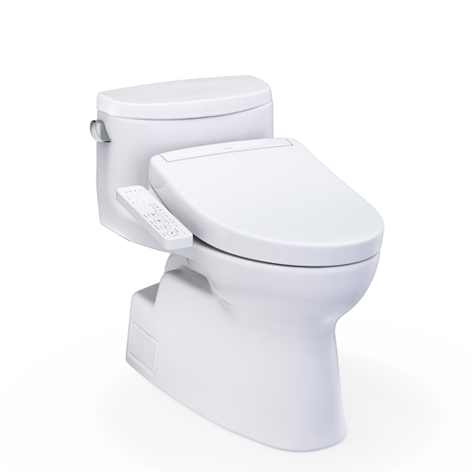 TOTO Carolina II Washlet+ S2 One-Piece Toilet - 1.28 GPF - Universal Height