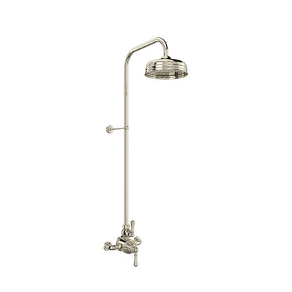 Perrin & Rowe Georgian Era 3/4" Exposed Wall Mount Thermostatic Shower System, Lever Handles - U.GA19W2LS