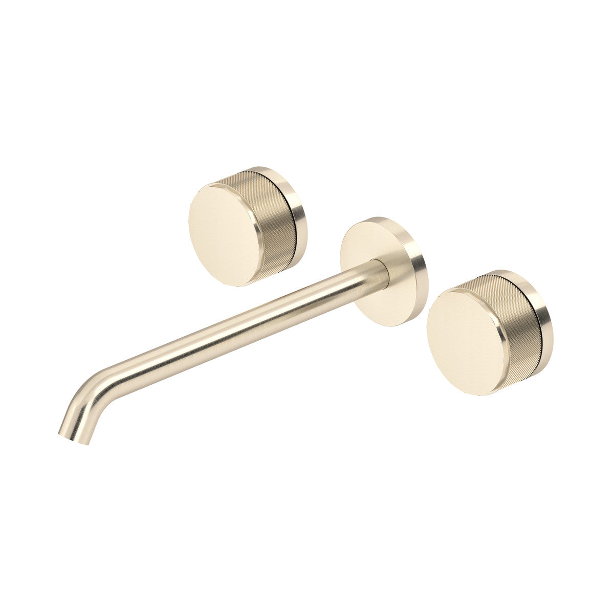 Rohl Amahle Wall Mount Tub Filler Trim With C-Spout, Disc Handles - TAM06W3IW