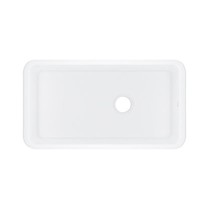 Rohl Allia 6497 Fireclay Sink - White