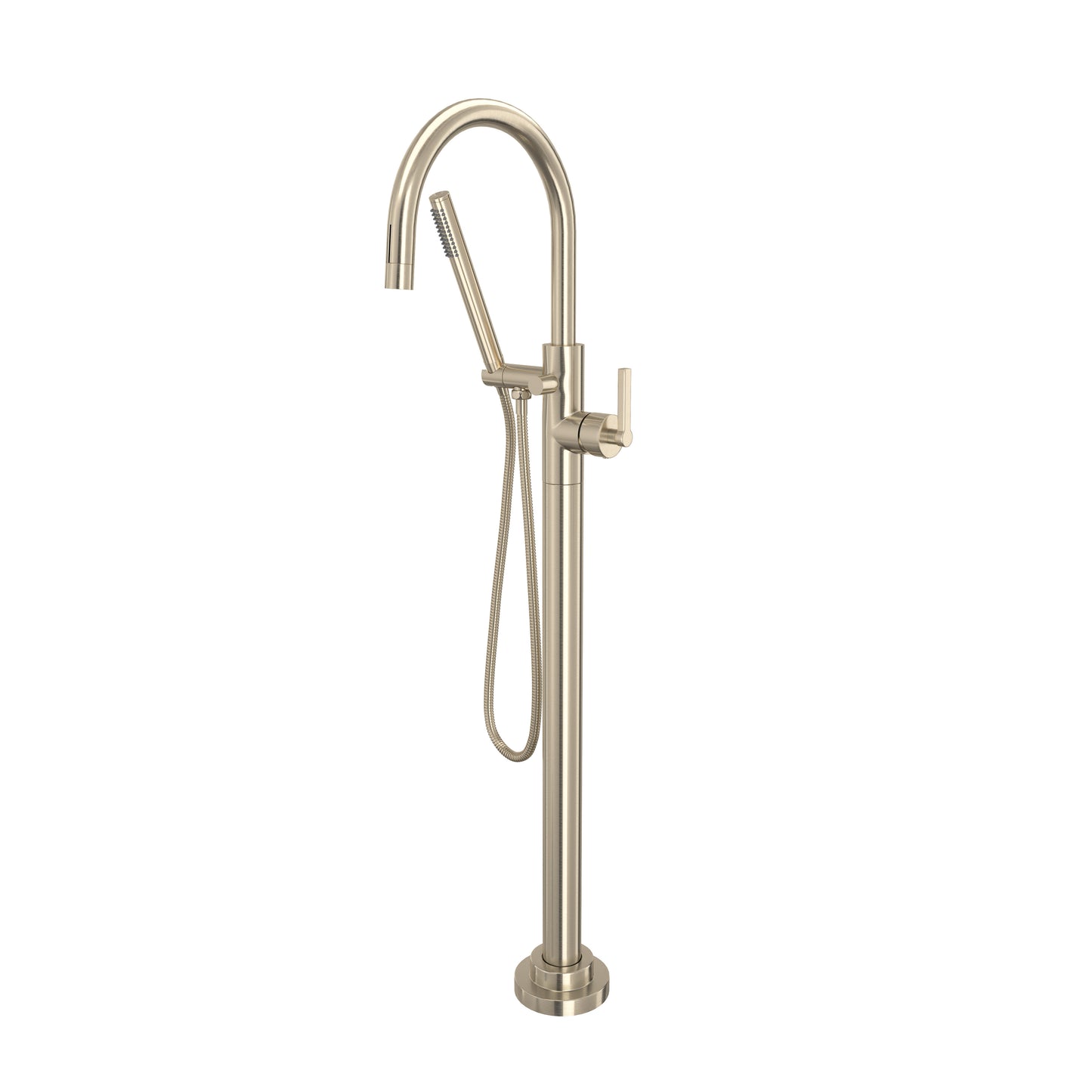 Rohl Lombardia Single Hole Floor Mount Tub Filler Trim - TLB06HF1LM