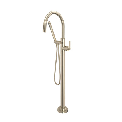 Rohl Lombardia Single Hole Floor Mount Tub Filler Trim - TLB06HF1LM