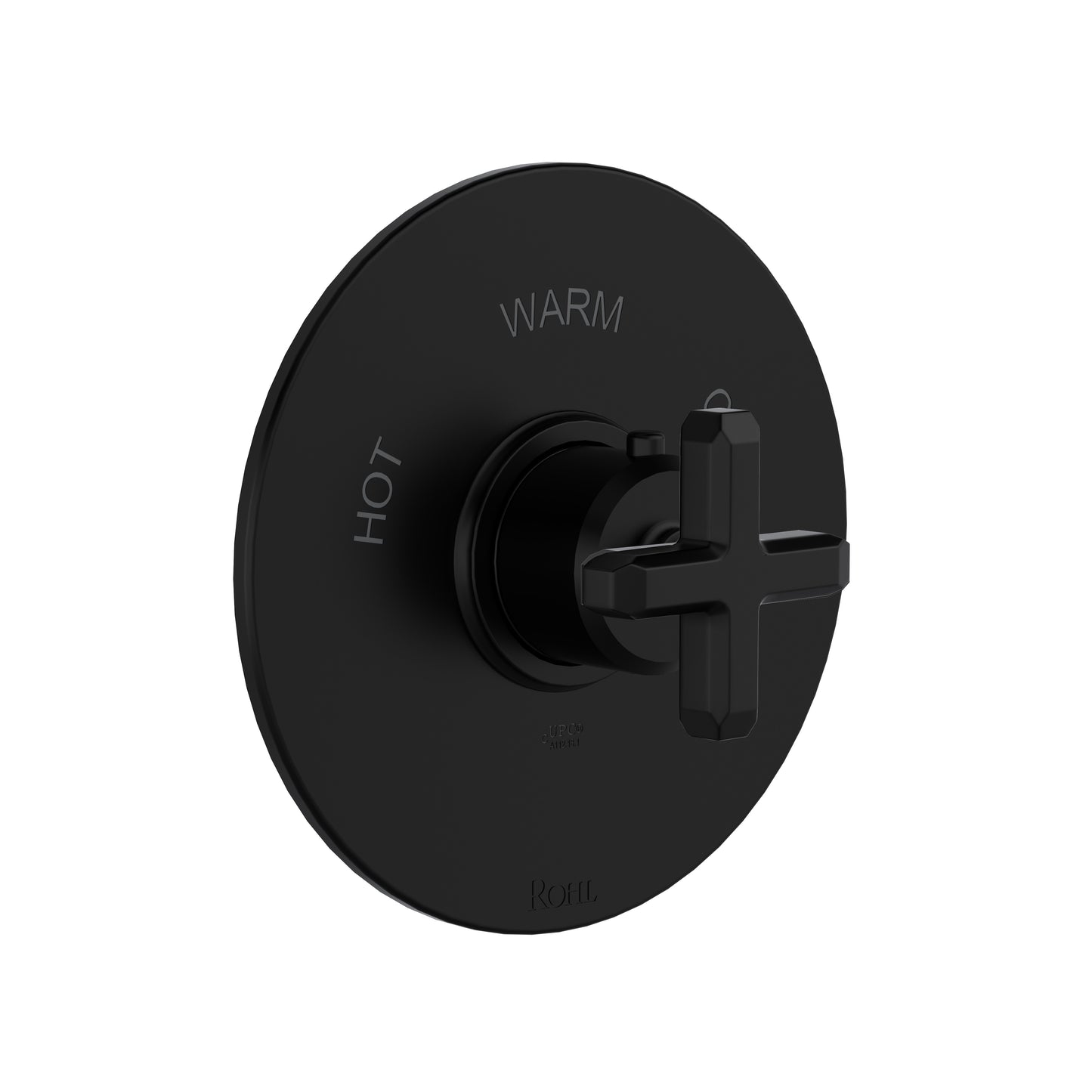 Rohl Apothecary 3/4" Thermostatic Trim Without Volume Control, Cross Handle - TAP13W1XM