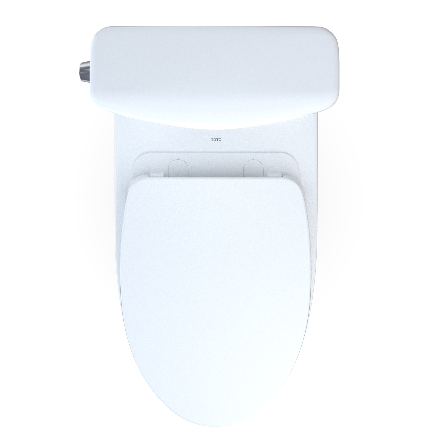 TOTO Aquia IV Cube Two-Piece Toilet 1.28/0.9 GPF Elongated - Universal Height - Washlet+ Connection
