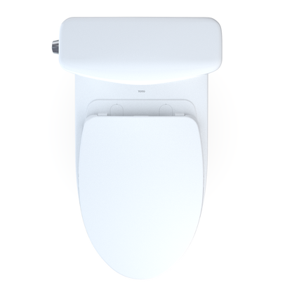 TOTO Aquia IV Cube Two-Piece Toilet 1.28/0.9 GPF Elongated - Universal Height - Washlet+ Connection