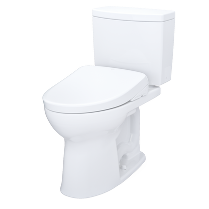 TOTO Drake II 1G Washlet+ S7 Two-Piece Toilet 1.28 GPF Universal Height