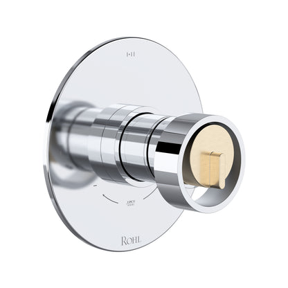 Rohl Eclissi 1/2" Thermostatic & Pressure Balance Trim With 3 Functions (Shared) - TEC23W1IW