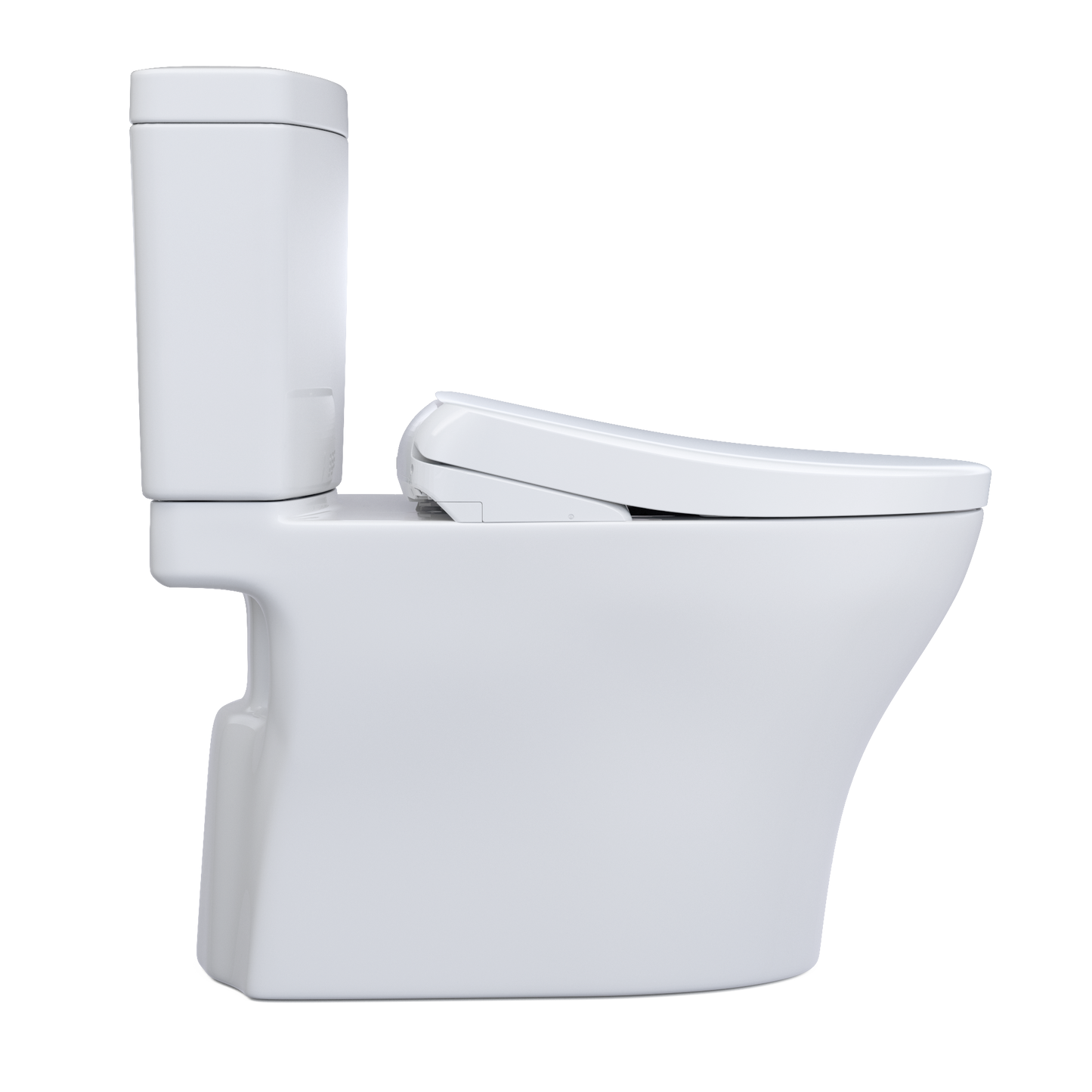 TOTO Aquia IV Washlet+ S7 Two-Piece Toilet 1.28/0.9 GPF - Universal Height