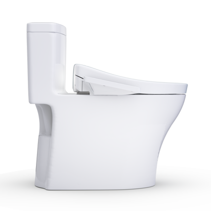 TOTO Aquia IV Washlet+ S2 One-Piece Toilet - 1.28/0.9 GPF - Universal Height