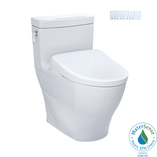 TOTO Aimes WASHLET+ S7 One-Piece Toilet, 1.28 GPF, Auto Flush, Universal Height