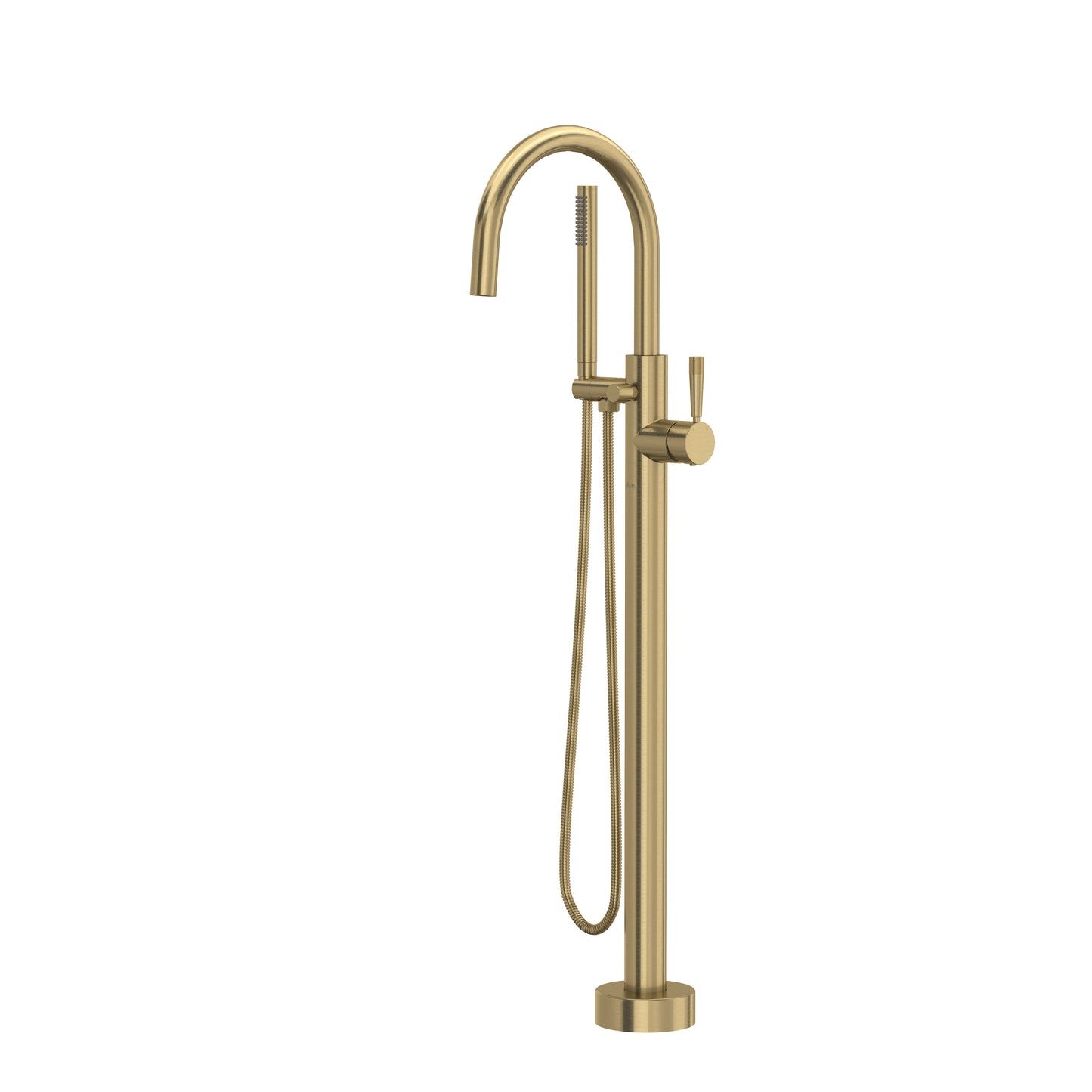 Rohl Graceline Knurled Single Hole Floor Mount Tub Filler Trim - TMB06HF1LM