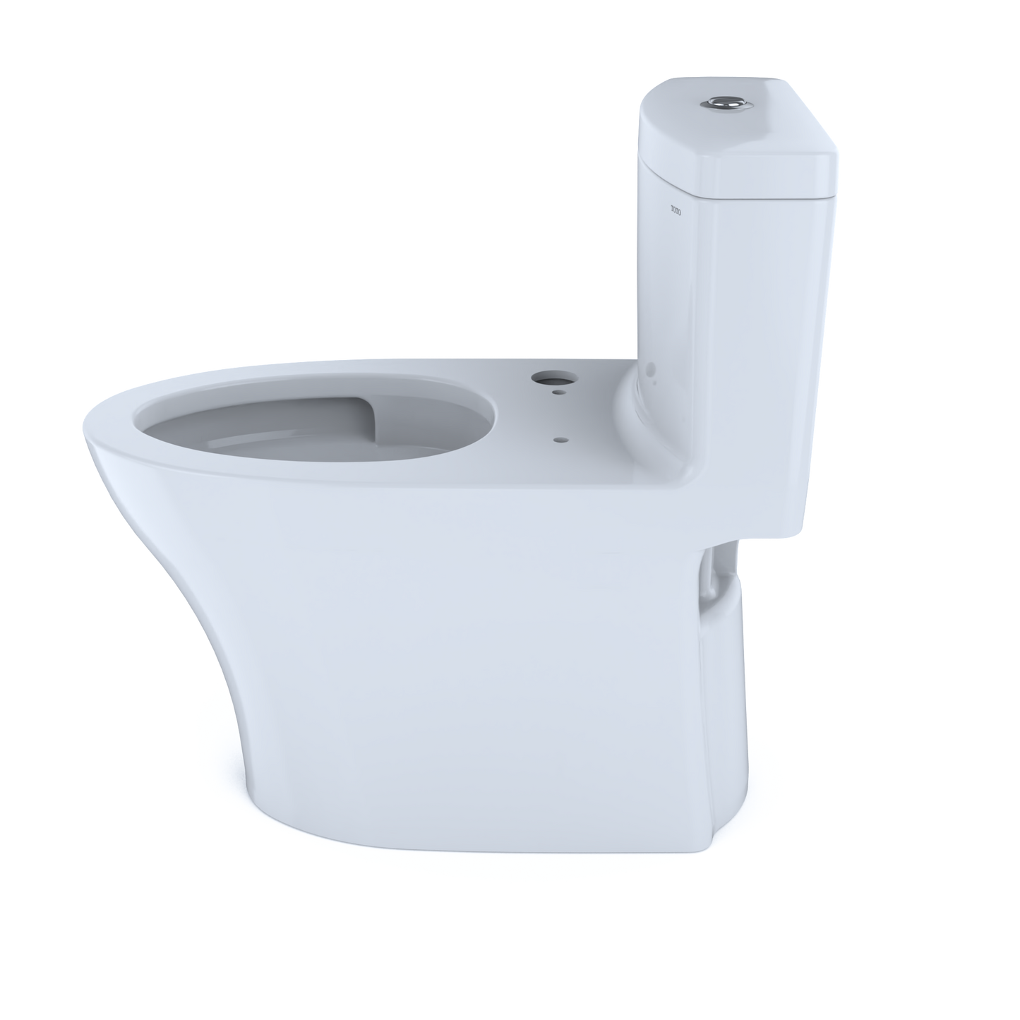 TOTO Aquia IV One-Piece Toilet Bowl Only 1.28/0.9 Gpf Elongated Universal Height Washlet+ Connection