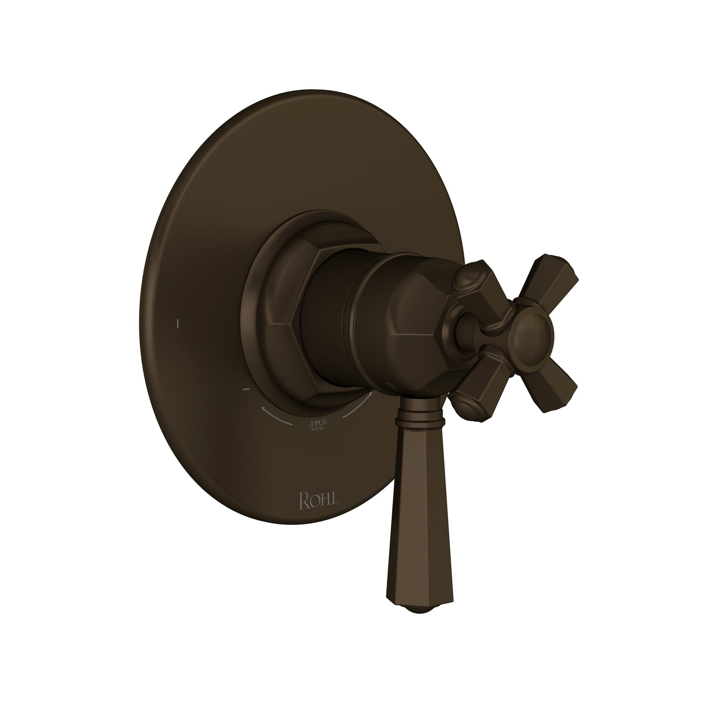 Rohl Palladian 1/2" Therm & Pressure Balance Trim With 2 Functions (No Share) - TTN44W1LM