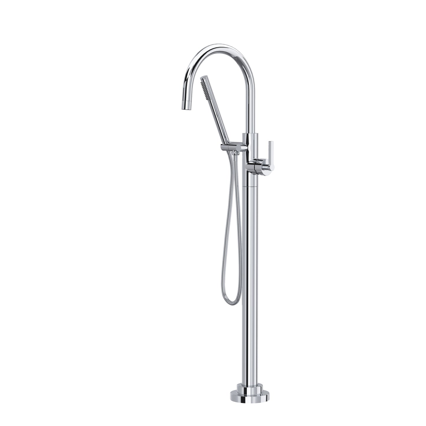 Rohl Lombardia Single Hole Floor Mount Tub Filler Trim - TLB06HF1LM