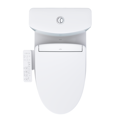 TOTO Aquia IV Washlet+ S2 Two-Piece Toilet - 1.28/0.9 GPF - Universal Height