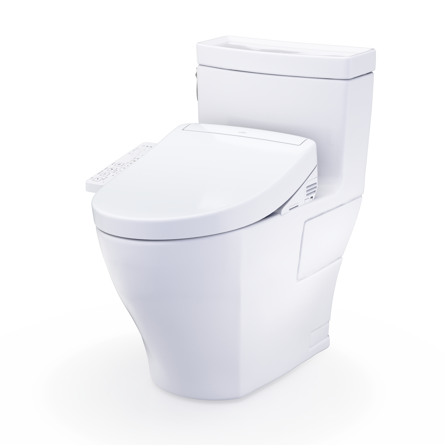 TOTO Aimes Washlet+ S2 One-Piece Toilet - 1.28 GPF - Universal Height