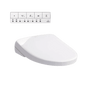 TOTO Washlet S7 - Contemporary - Elongated with ewater+ - Eunoia 