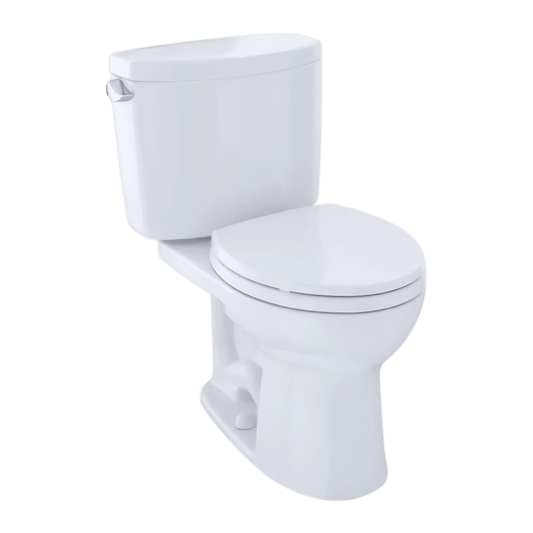 TOTO Drake II Two-piece Toilet -1.28 GPF- Round - Universal Height - Eunoia 