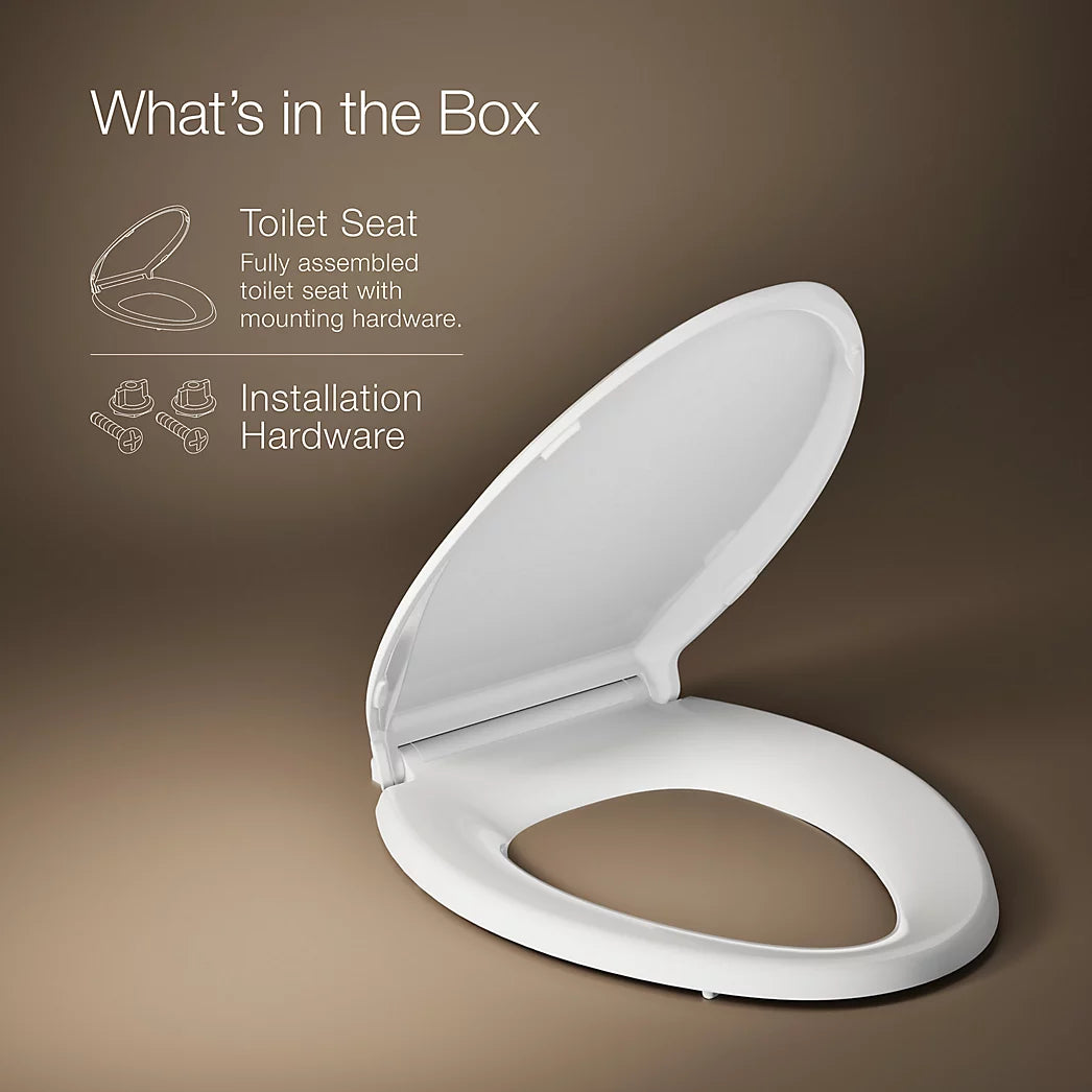 Kohler Cachet ReadyLatch Quiet-Close Elongated Toilet Seat