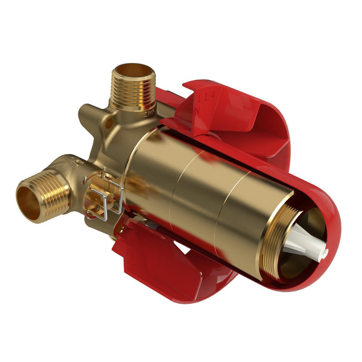 Riobel 1/2 Inch Thermostatic and Pressure Balance Rough-in Valve with up to 3 Functions - Eunoia 