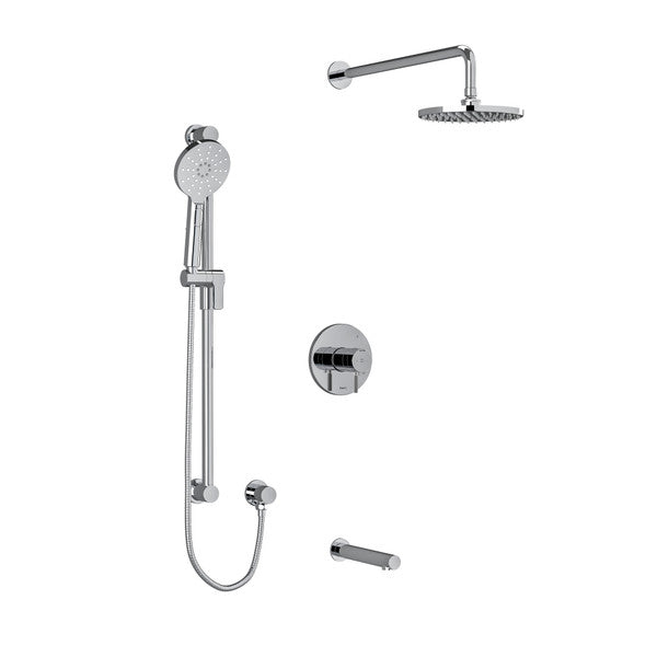Riobel Riu Shower Trim Kit 1345 Trim Only - Knurled Handles - TKIT1345RUTMKN