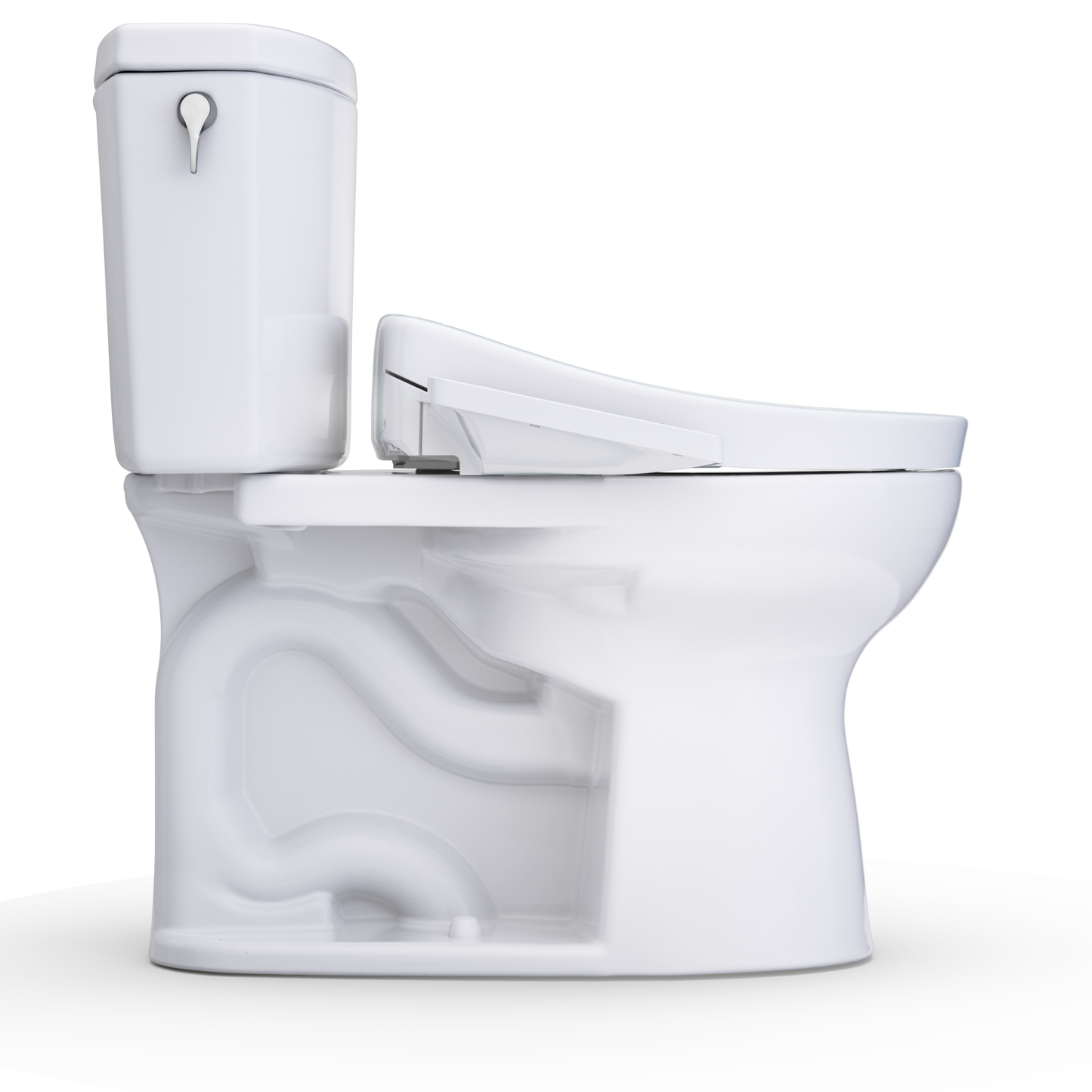 TOTO Drake II 1G Washlet+ S2 Two-Piece Toilet 1.28 GPF Universal Height