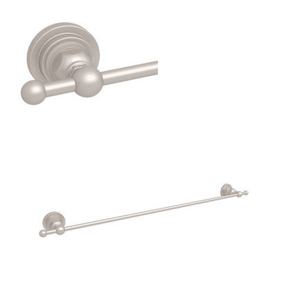 Rohl San Giovanni 24 Inch Towel Bar A1486LI - Satin Nickel