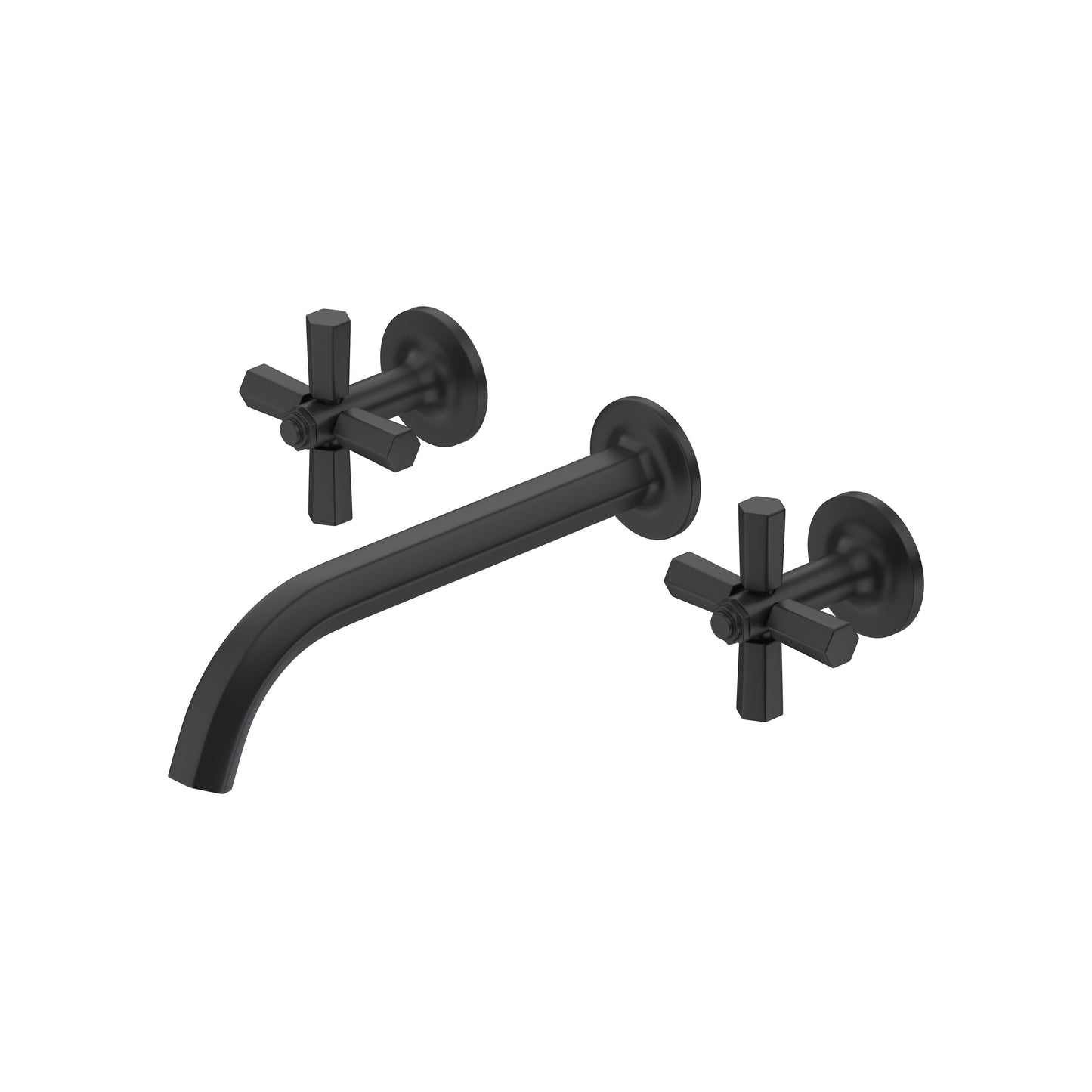 Rohl Modelle Wall Mount Lavatory Faucet Trim With Cross Handle - TMD08W3XM