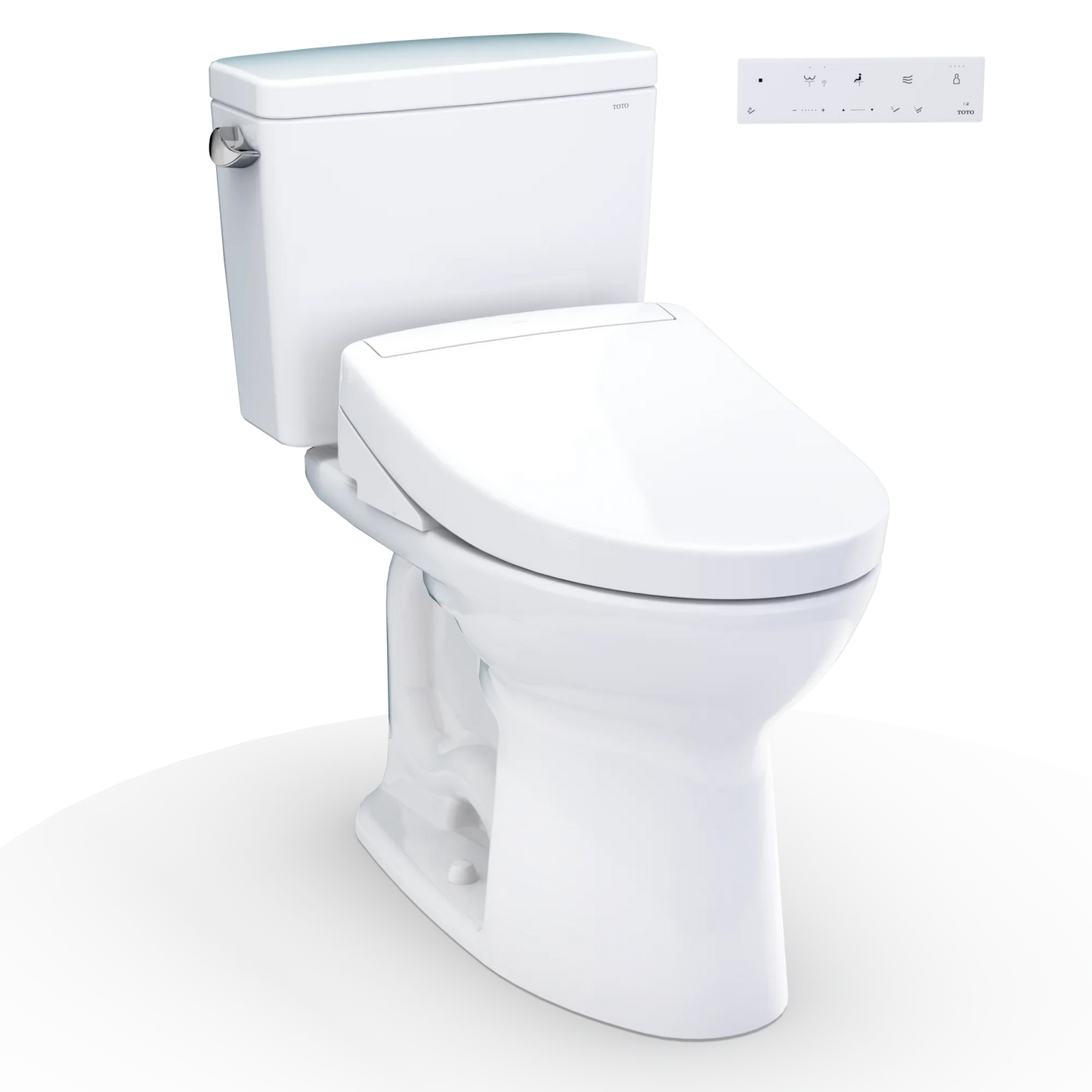 TOTO Drake Washlet+ S5 Two-Piece Toilet 1.28 GPF - Universal Height