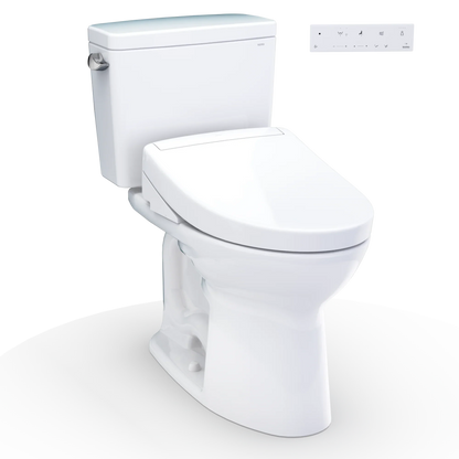TOTO Drake Washlet+ S5 Two-Piece Toilet 1.28 GPF - Universal Height