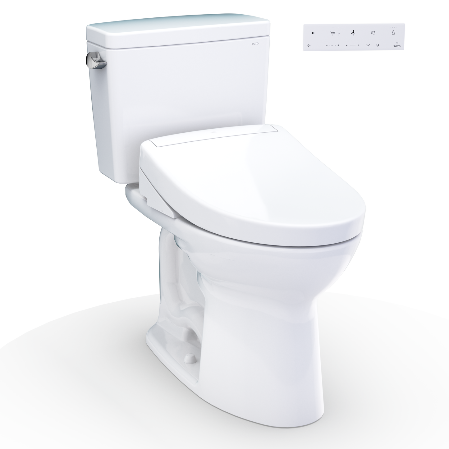 TOTO Drake Washlet+ S5 Two-Piece Toilet 1.6 GPF - Universal Height