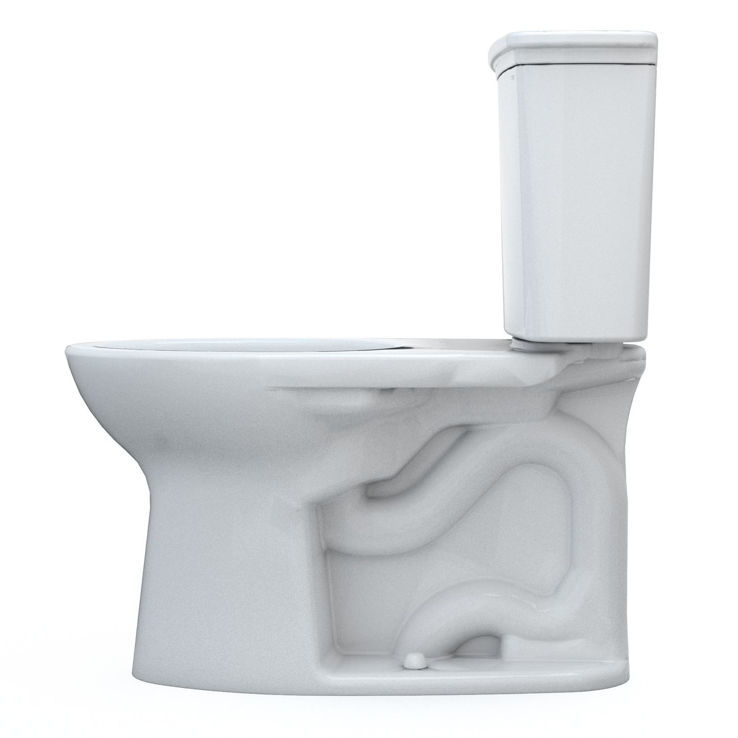 TOTO Drake Transitional Two-Piece Elongated Toilet 1.28 GPF Regular Height