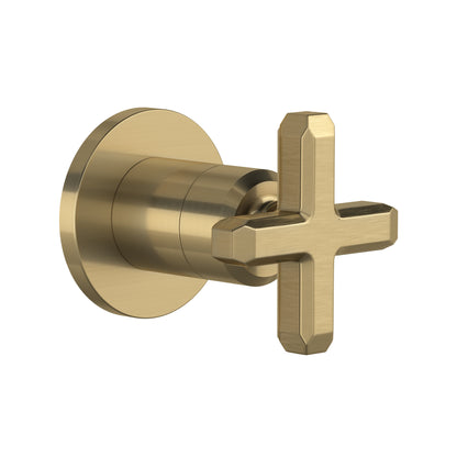 Rohl Apothecary Trim For Volume Control And Diverter, Cross Handle - TAP18W1XM