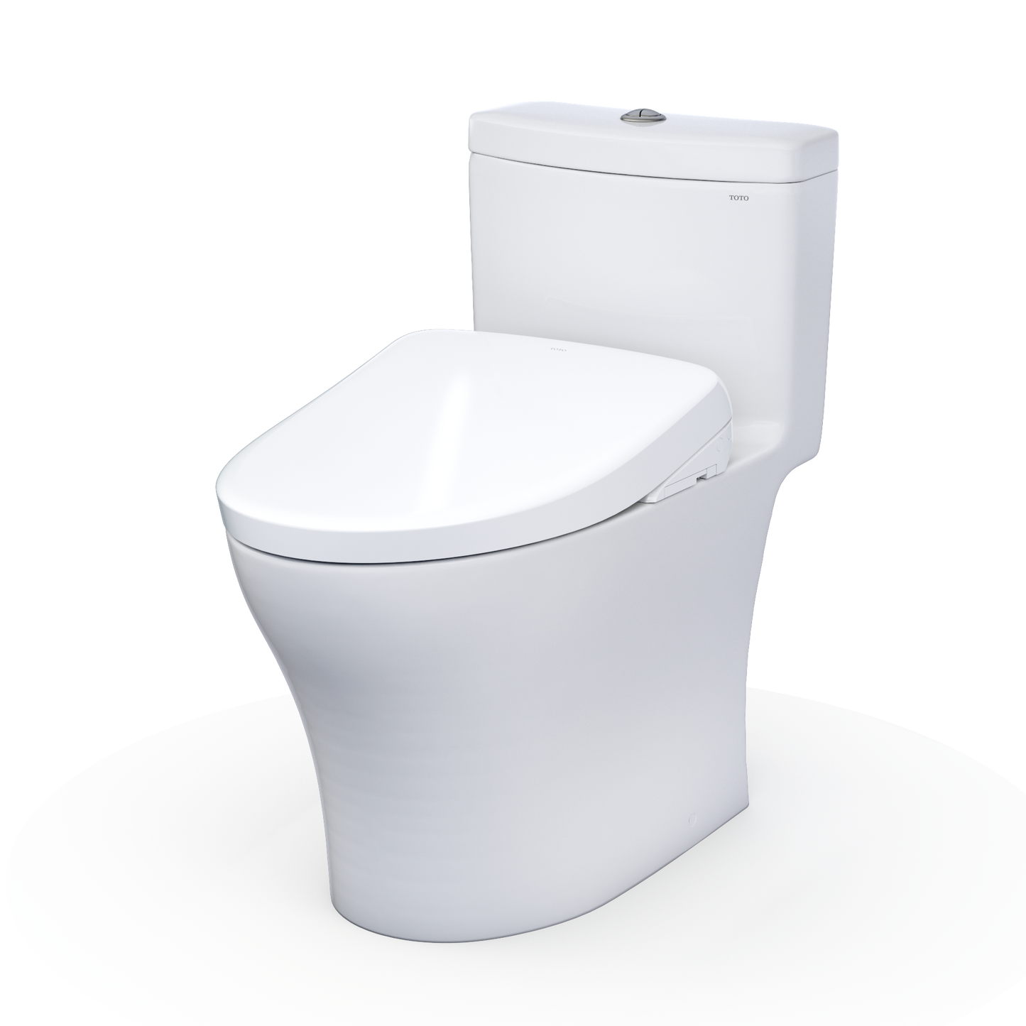 TOTO Aquia IV Washlet+ S7A One-Piece Toilet, 1.28/0.9 GPF, Universal Height