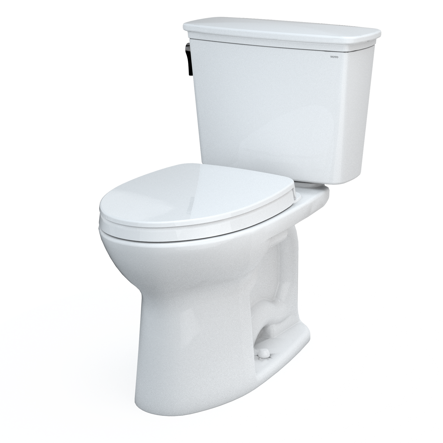TOTO Drake Transitional Two-Piece Elongated Toilet 1.28 GPF Universal Height Washlet+ Connection