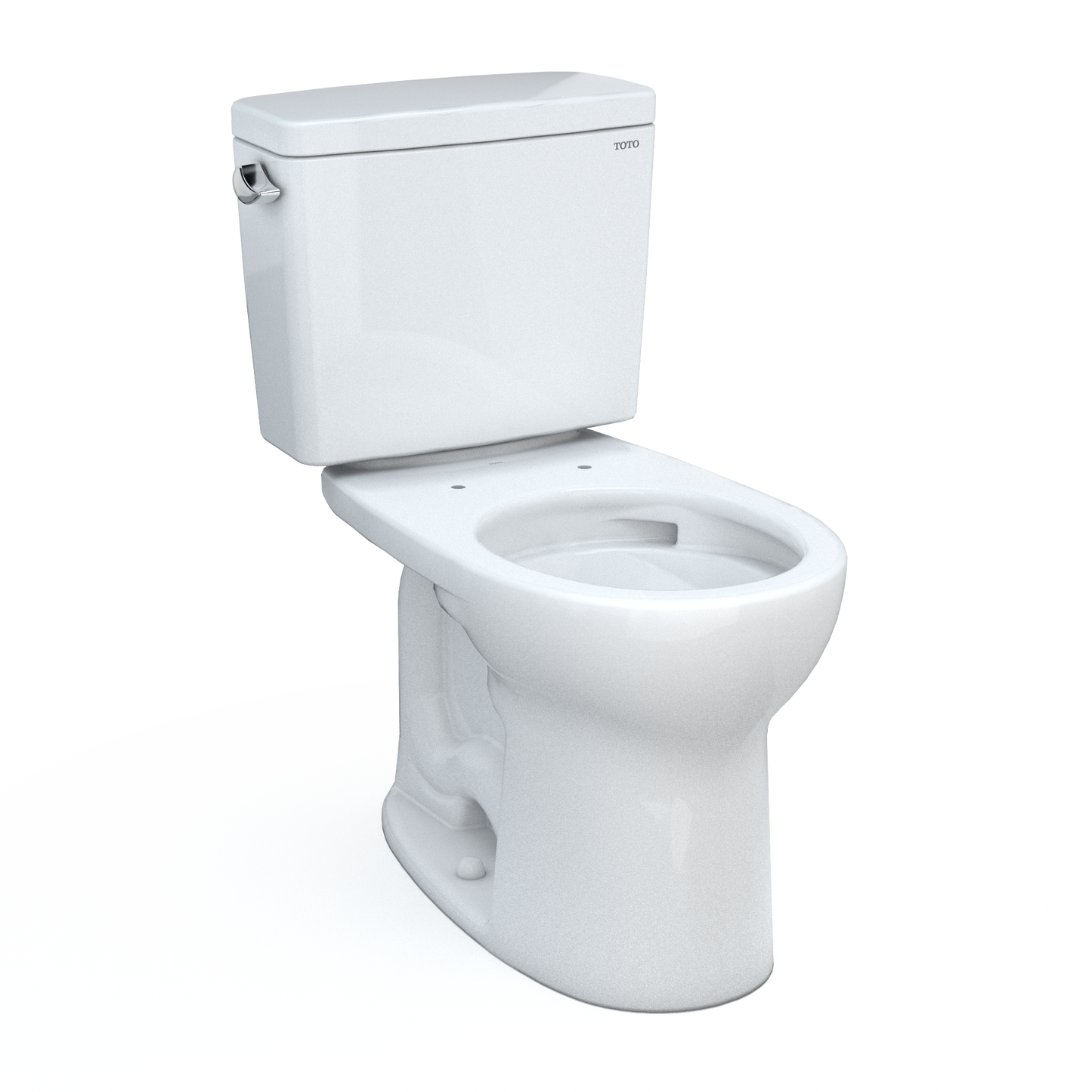 TOTO Drake Two-piece Toilet - 1.28 GPF - Elongated - Universal Height Less Seat
