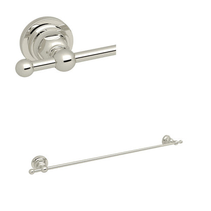 Rohl San Giovanni 24 Inch Towel Bar A1486LI - Polished Nickel