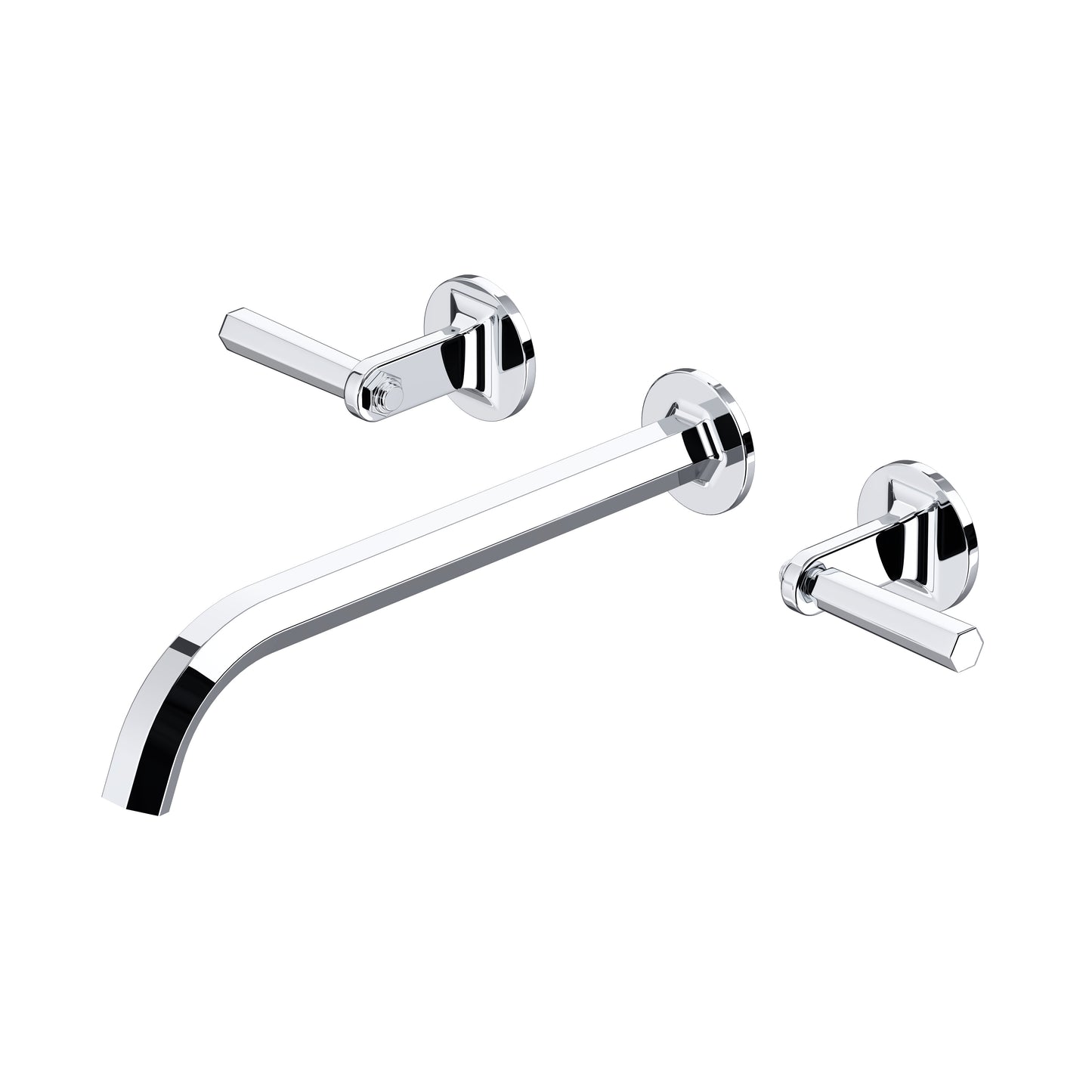 Rohl Modelle Wall Mount Tub Filler Trim With C-Spout - TMD06W3LM