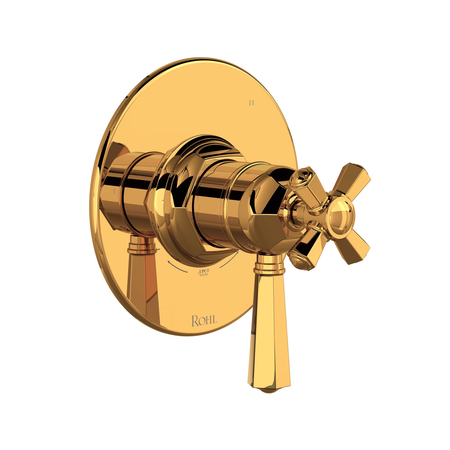 Rohl Palladian 1/2" Therm & Pressure Balance Trim With 5 Functions (Shared) - TTN45W1LM