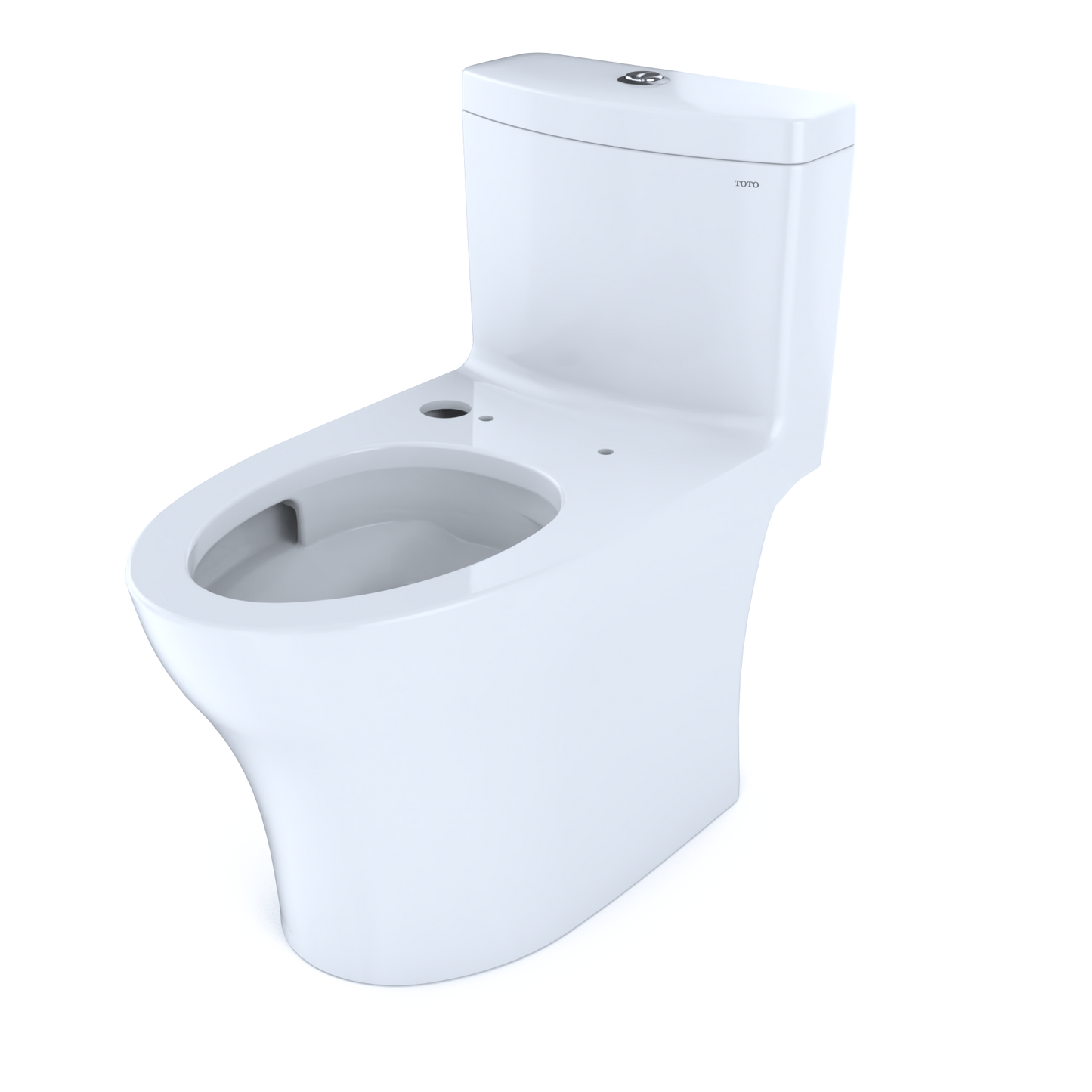 TOTO Aquia IV One-Piece Toilet Bowl Only 1.28/0.9 Gpf Elongated Universal Height Washlet+ Connection