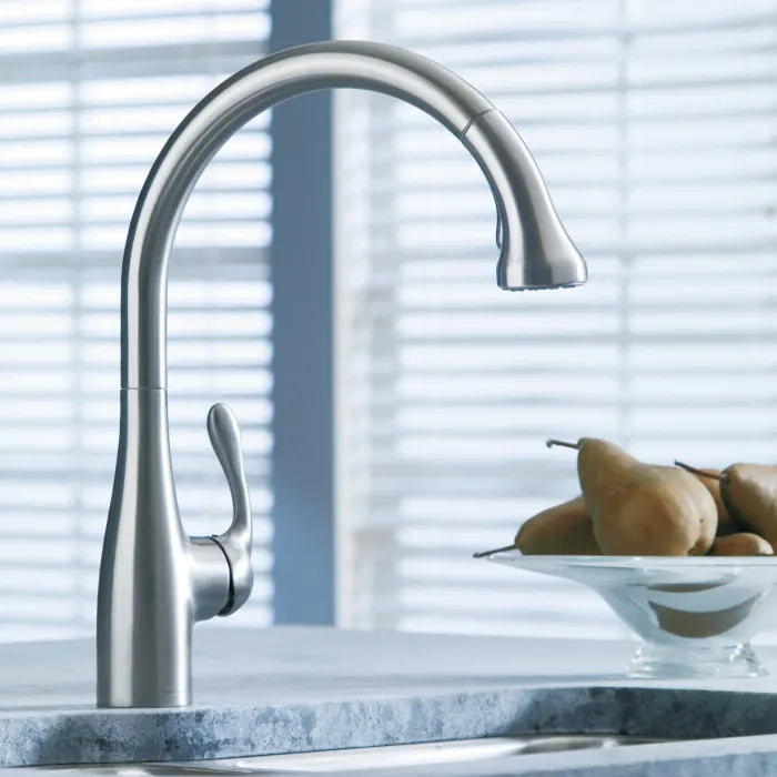 Hansgrohe Allegro E Gourmet HighArc Kitchen Faucet, 2-Spray Pull-Down, 1.75 GPM