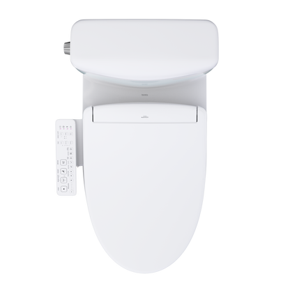 TOTO Aquia IV Cube Washlet+ S2 Two-Piece Toilet - 1.28 GPF - Universal Height
